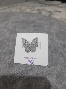 انگشتر دخترانه مدل پروانه 2