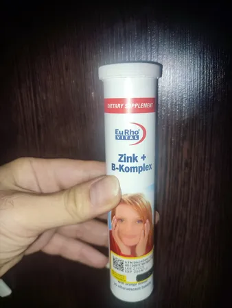 قرص جوشان زینک و B کمپلکس یوروویتال بسته 20 عددی