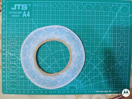 چسب دوطرفه تاپ تیپ مدل 50 عرض 0.5 سانتی متر