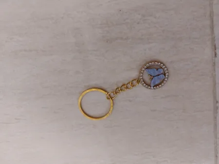 جاکلیدی دخترانه مدل پروانه نگینی