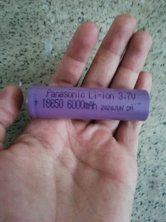باتری لیتیوم یون قابل شارژ پاناسونیک کد 18650 ظرفیت 6000 میلی آمپرساعت