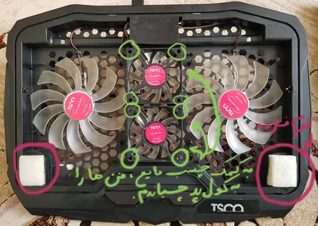 پایه خنک کننده تسکو مدل TCLP 3100