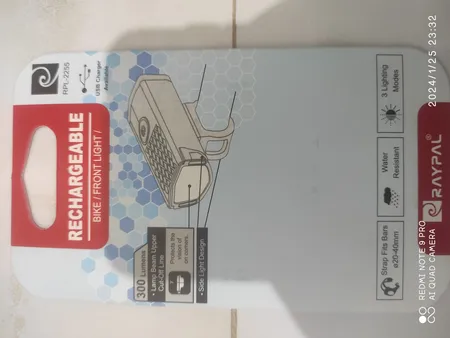 چراغ جلوی دوچرخه مدل شارژی