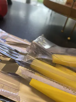 چنگال میوه خوری کد 1200 بسته 12 عددی