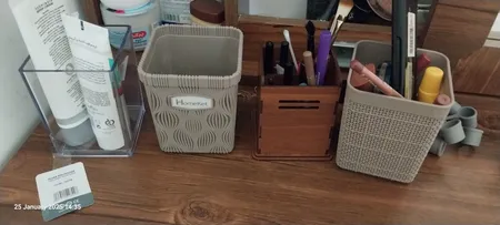 جامدادی رومیزی چوبینو مدل چوبی