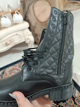 نیم بوت زنانه مدل دو سگک کد 001