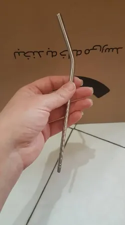 نی شربت خوری استیل لیانا کد 405 بسته 6 عددی