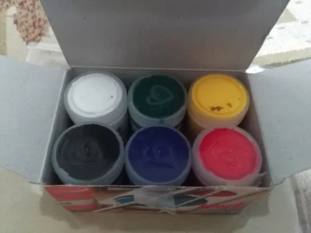 گواش 6 رنگ پارس مدل 006