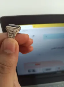 تجریه خرید انگشتر نقره مردانه مدل عقیق حرز امام جواد HA4028