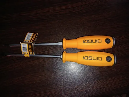 پیچ گوشتی دو سو و چهارسو ضربه خور دینگشی مدل DT-6150 بسته 2 عددی