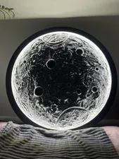 تجریه خرید تابلو نوری مدل ماه برجسته کد m10056