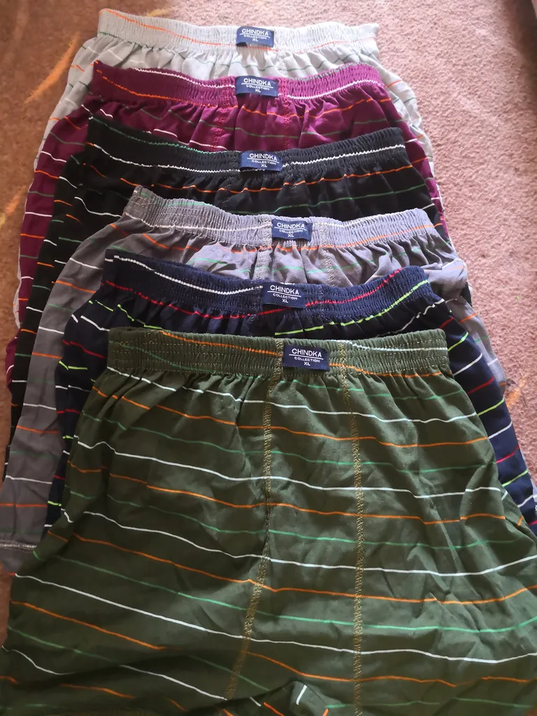 شورت مردانه چیندکا مدل پادار کد 800 مجموعه 6 عددی