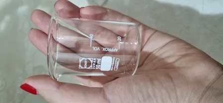 بشر آزمایشگاه مدل beaker ظرفیت 50 میلی لیتر