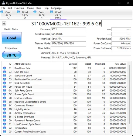 هارددیسک اینترنال وسترن دیجیتال مدل Purple WD10PURZ ظرفیت 1 ترابایت