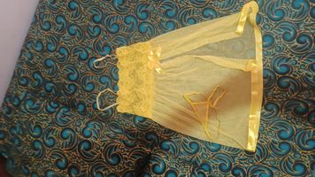 لباس خواب زنانه مدل New PRINCESS رنگ زرد