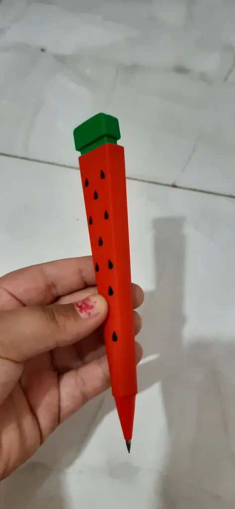 مداد نوکی 0.5 میلی متری طرح میوه ها کد 01 مجموعه 3 عددی