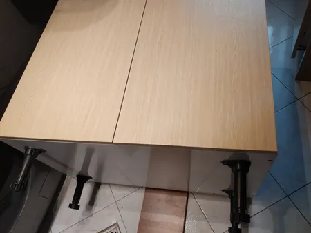 کابینت زیر سینک فلفور کابینت مدل 80 cm