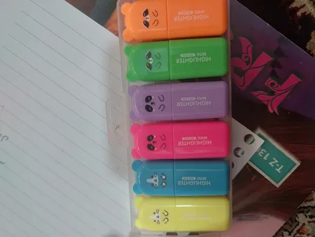 ماژیک علامت گذار مدل BOOW بسته 6 عددی