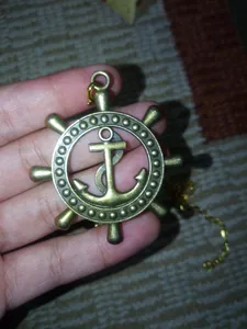 تجریه خرید آویز گردنبند طرح سکان کد 128