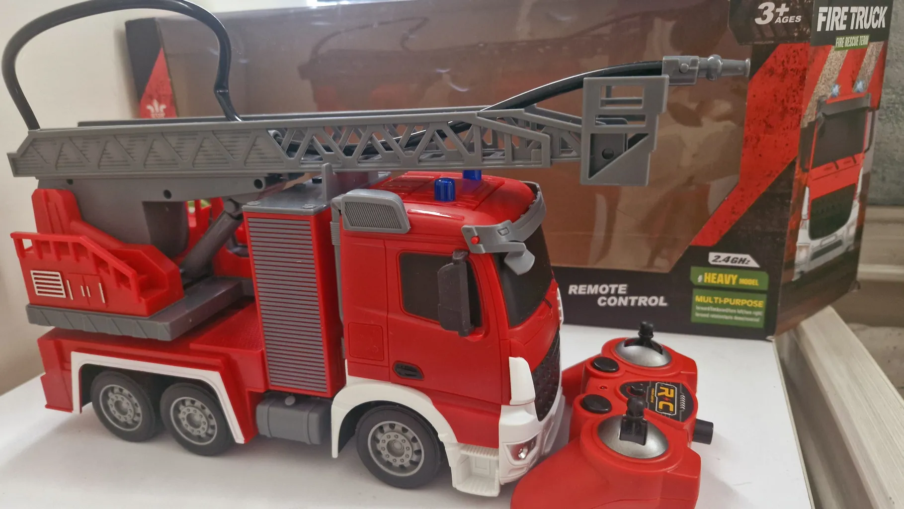 ماشین بازی کنترلی دبل ای مدل آتش نشانی کد E517-003