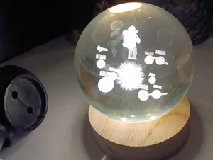 تجریه خرید گوی مدل چراغ خواب سه بعدی