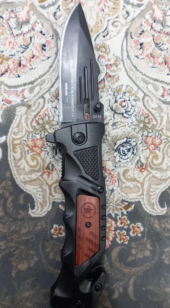 چاقوی سفری بوکر مدل Automat kalashnikov 14