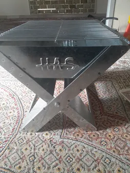 منقل مدل تاشوی سفری بهمراه کباب زن