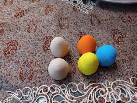 تخم مرغ تزیینی کد T99  بسته 5عددی