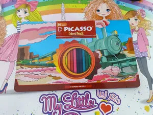 تجریه خرید مداد رنگی 36 رنگ پیکاسو مدل Superb Writer طرح لوکوموتیو