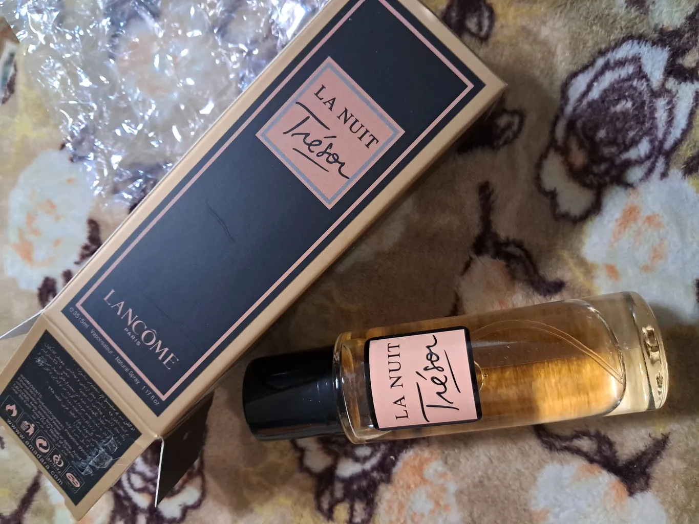 عطر جیبی زنانه نیو پرستیژ کالر مدل La Nuit Tresor حجم 35 میلی لیتر