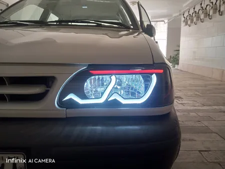 چراغ جلو مدل pr3300 بسته 2 عددی مناسب برای پراید