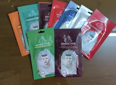 ماسک صورت آمستریس مدل میوه ای وزن 25 گرم بسته 10 عددی