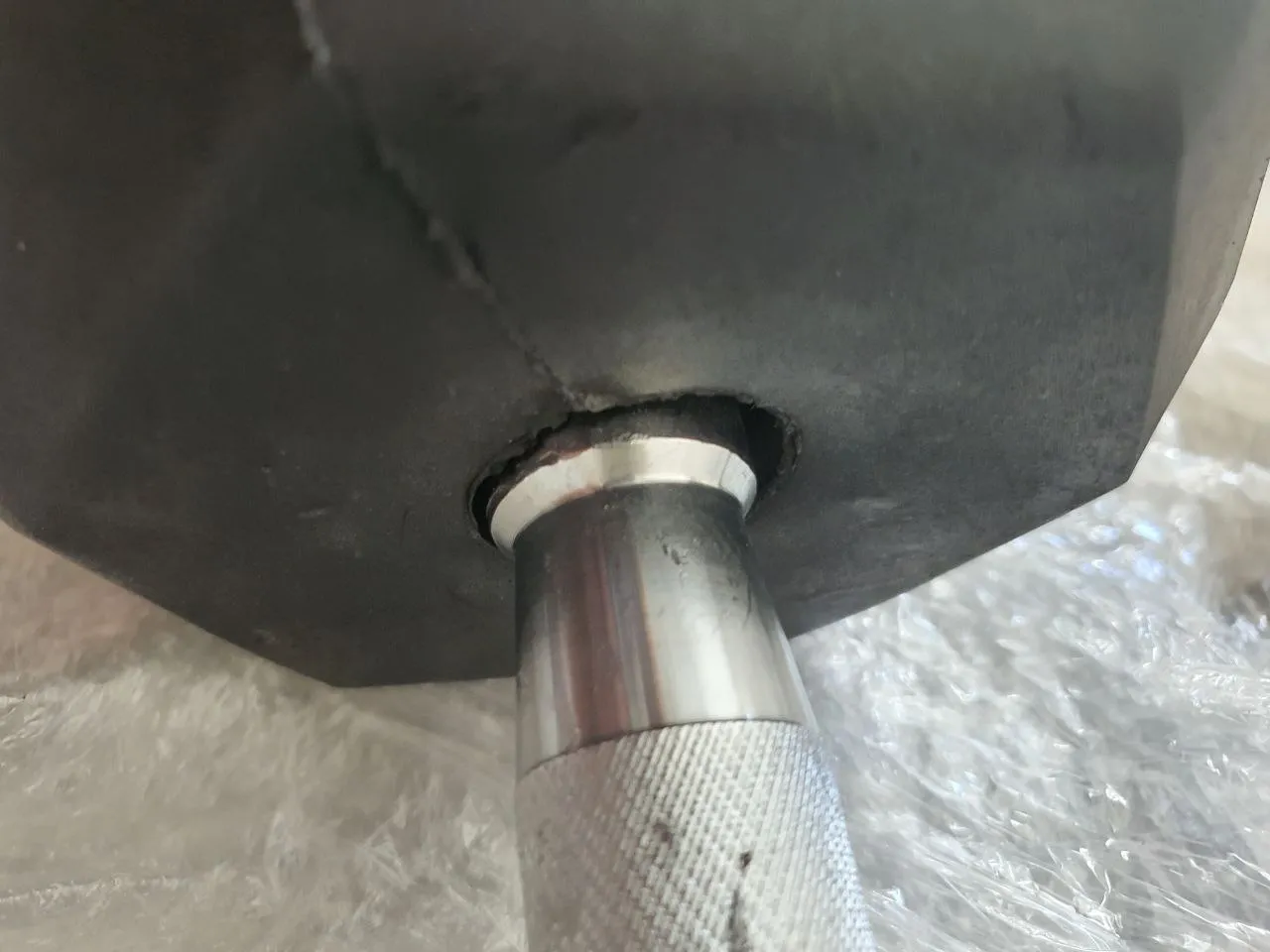 دمبل بدنسازی شش ضلعی 17.5 کیلوگرمی بسته 2 عددی