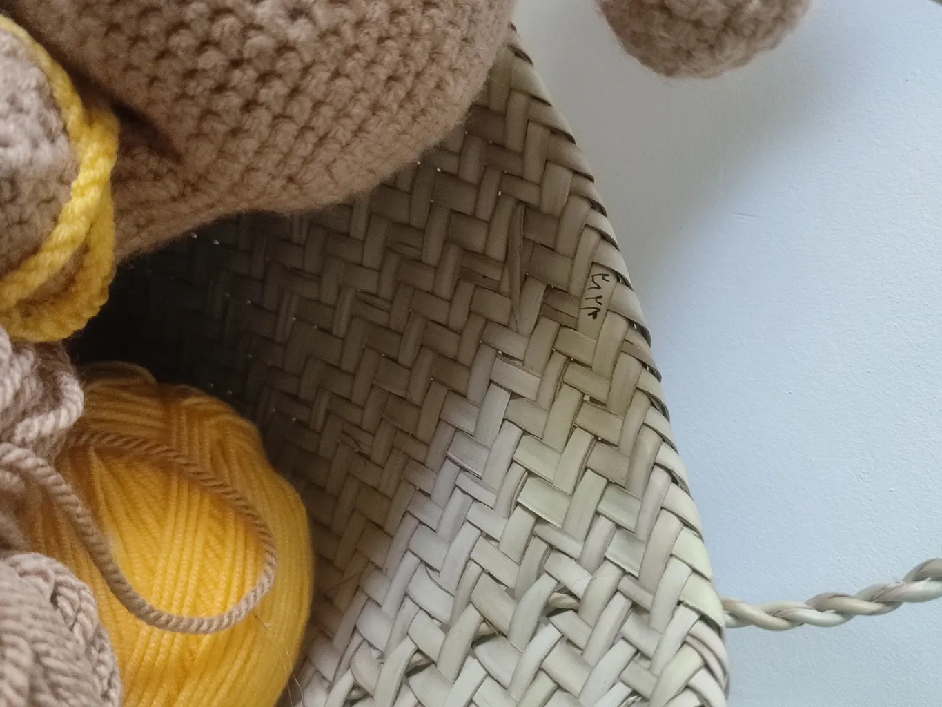 سبد حصیری مدل استوانه ای نقلی کد 15 مجموعه 3 عددی