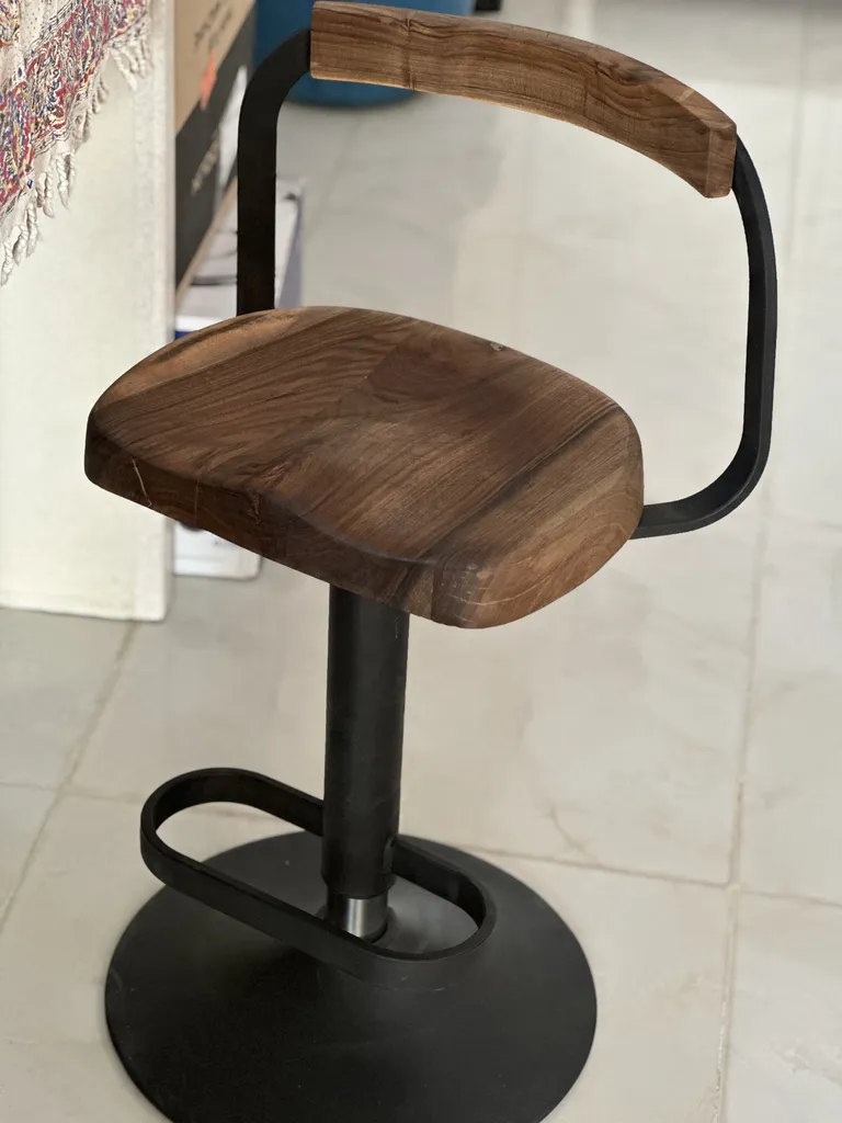 صندلی اپن مدل زیمر چوب گردو