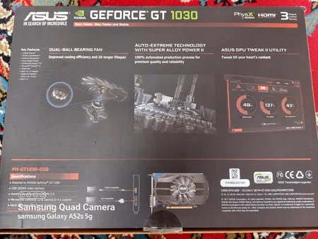 کارت گرافیک ایسوس مدل PH-GT1030-O2G