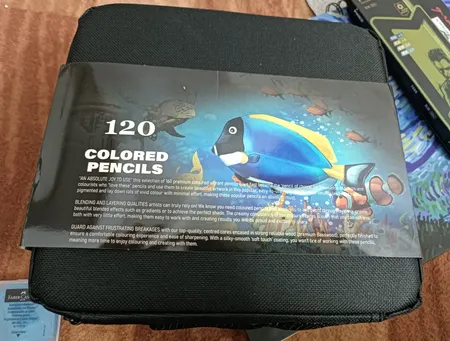 مداد رنگی 120 رنگ مدل Flowood طرح کیفی