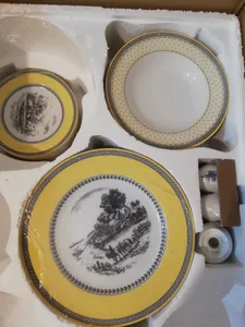 تجریه خرید سرویس چینی 102 پارچه غذا خوری چینی زرین ایران سری ایتالیا اف مدل ویلیج درجه یک