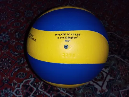 توپ والیبال چرمی بتا مدل MVA6000 سایز 5