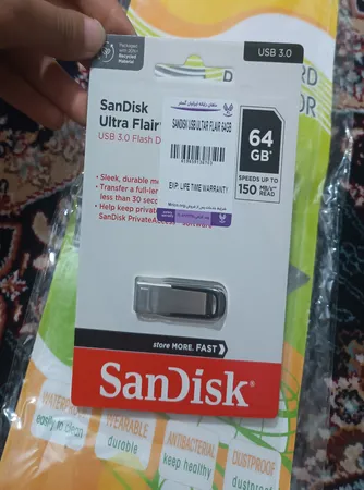 فلش مموری سن دیسک مدل Ultra Flair CZ73 ظرفیت 64 گیگابایت