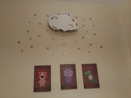 استیکر ژِیوار مدل ستاره ها مجموعه 170 عددی