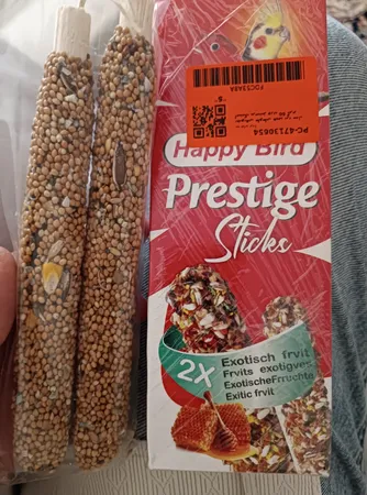 تشویقی طوطی هپی برد مدل استیک پرستیژ وزن 60 گرم