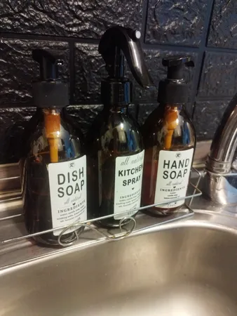 پمپ مایع دستشویی مدل آر مجموعه 2 عددی به همراه اسپری