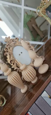 شمع دست ساز مدل گلدان مجموعه 3 عددی