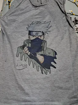 ست تاپ و شلوارک مردانه مدل انیمه کد N596