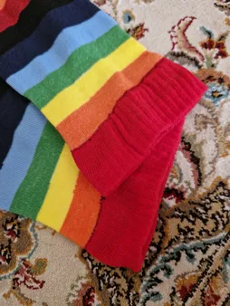 جوراب ساق بلند دخترانه کد 555