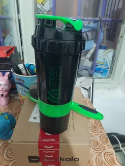 شیکر اسپایدر مدل سه تکه گنجایش 0.5 لیتر