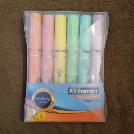 ماژیک علامت گذار پلیکان مدل Heron مجموعه 6 عددی