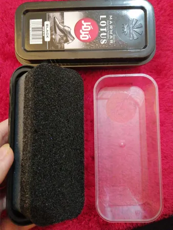 واکس کفش مرمر مدل 04 رنگ مشکی بسته 2 عددی