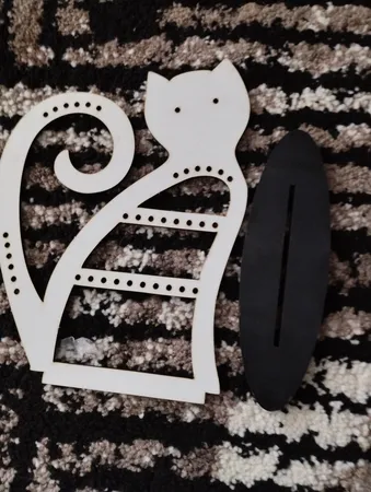 استند جواهرات طرح گربه مدل C1